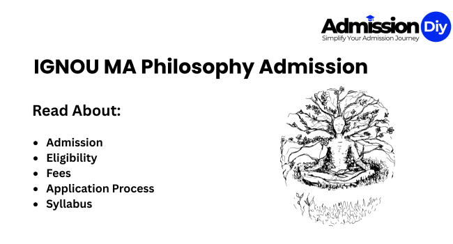 IGNOU MA Philosophy Admission