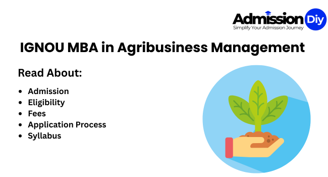 IGNOU MBA Agribusiness Management