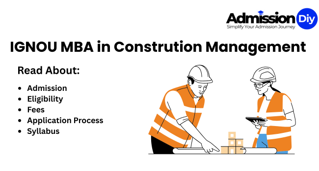IGNOU MBA Construction Management