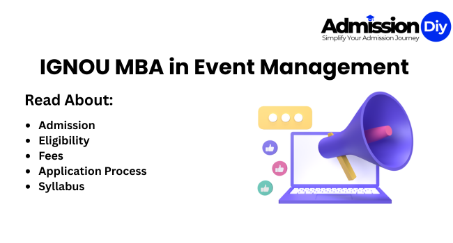 IGNOU MBA in Event Management
