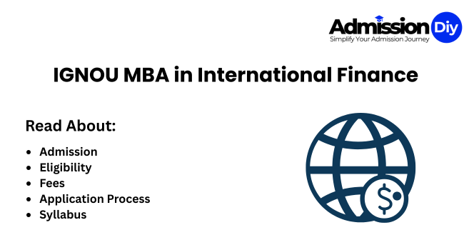 IGNOU MBA in International Finance