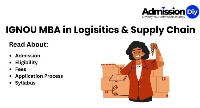 IGNOU MBA Logistics and Supply Chain Management