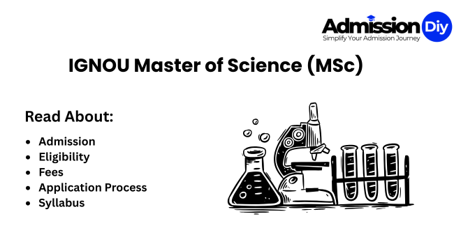 IGNOU MSc Admission