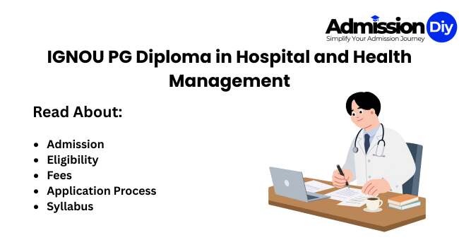 IGNOU PGDHHM Admission