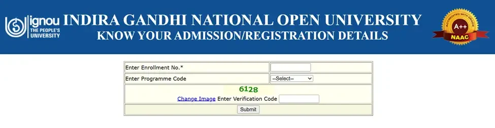 ignou admission status 2026